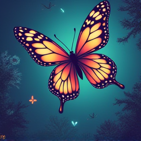 My butterfly went