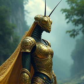 Golden Armor Mantis