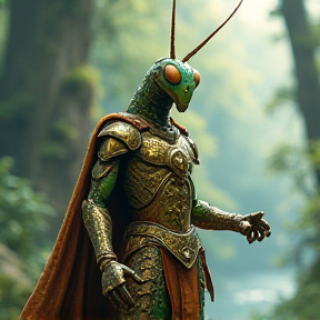 Golden Armor Mantis