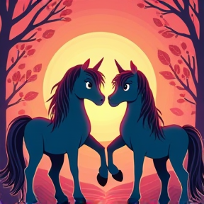 Star-Crossed Ponies in the Wild