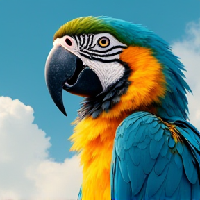 "Colors of the Sky – The Blue-and-Yellow Macaw"