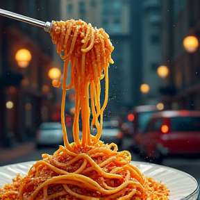 Spaghetti in the Evening