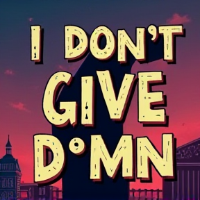 i dont give a d*mn