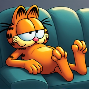 Lazy Morning with Garfield