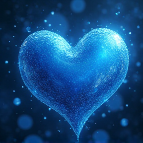 blue heart