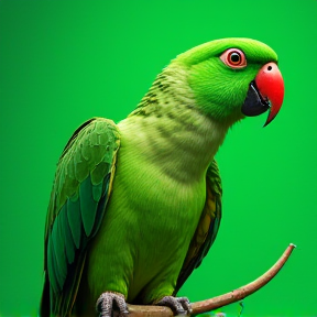 "I Am a Parrot, I Look Green"