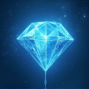 White Blue Diamond