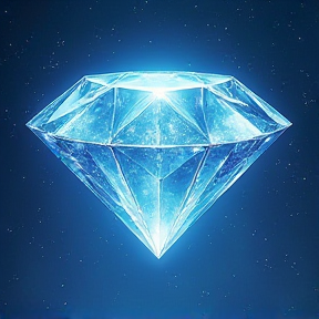 White Blue Diamond