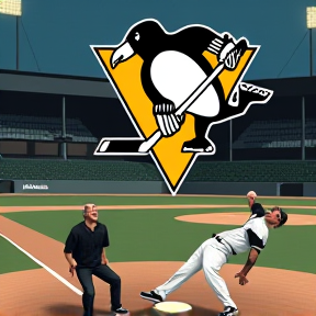 Penguins at Bat