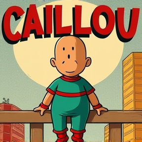 Naught naughty yes Caillou 