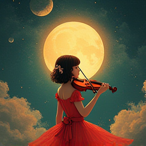 "The Girl with a Violin Heart"