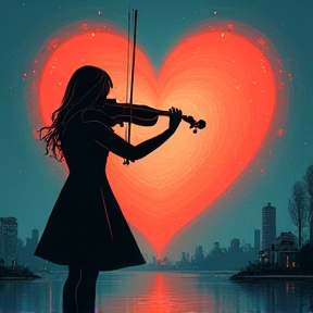 "The Girl with a Violin Heart"