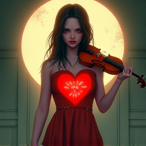 "The Girl with a Violin Heart"