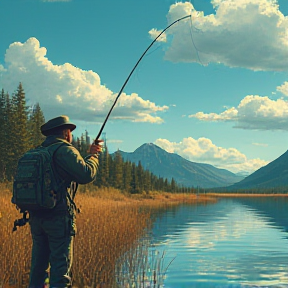 Fishing at Lake Roosevelt