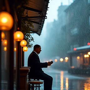 Café y Lluvia