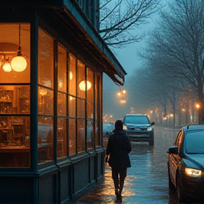 Café y Lluvia