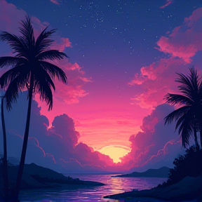 Neon skies 