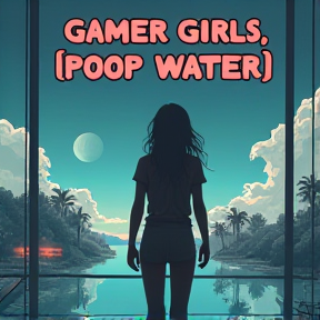 Gamer girls, poop water