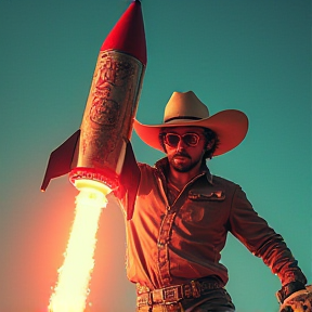 Country Cowboy Rocket Man