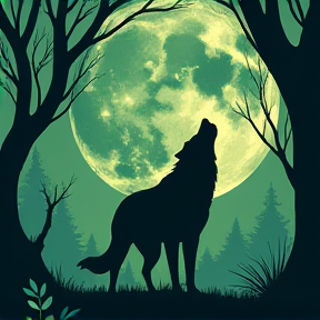 Love of a Wolf by El'Mindeeya Do'Katal, the Emerald Bard