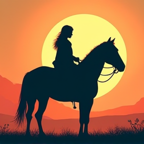  Girl on a Horse