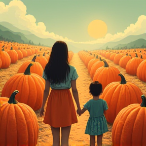 Kendal and the Pumpkin Patch