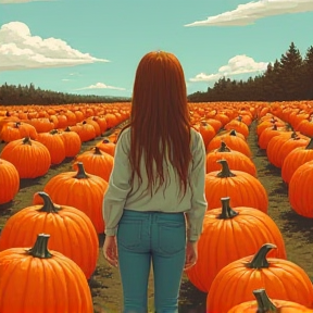 Kendal and the Pumpkin Patch