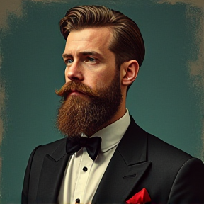 A Well Dressed Man With A Beard