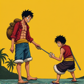 Rap do Luffy Rouba Banana e Seu Parceiro Zoro Rouba Útero