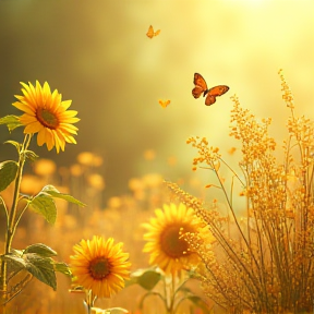 Sunflowers to Butterflies