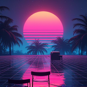 Neon Moonlight