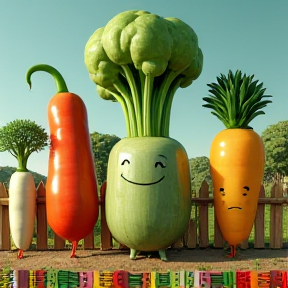 The Vegetable Super Squad"