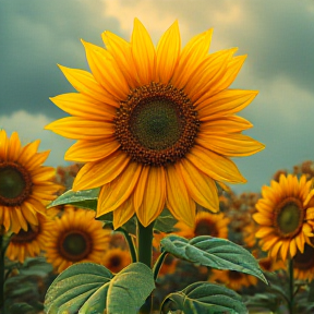 a sunflower