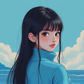 Blue Sweater Girl