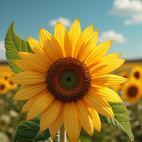 a sunflower