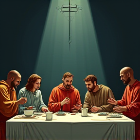 The last supper 