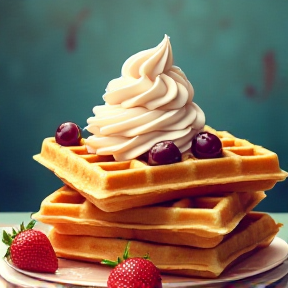 Waffles and Cream Dream