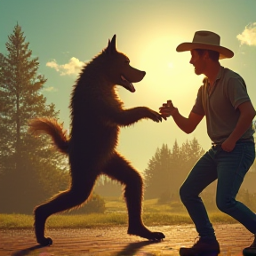 Dog Doin' the Macarena in Front of Bob