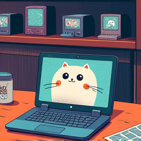 Neko's Laptop Cat-astrophe!