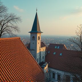 Über Hamburgs Dächern