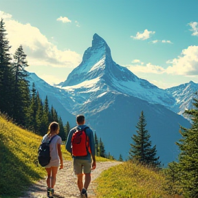 Freundschaft in den Alpen