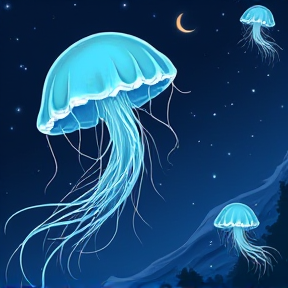 Jellyfish Can't Swim in the Night