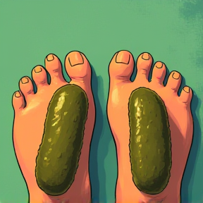 Got toes with my pickles