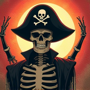 epic badass pirate skeletons that go hard