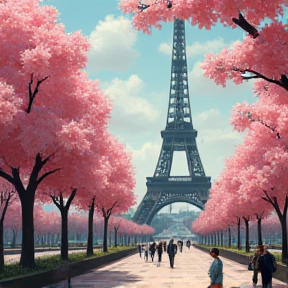 Paris in spring