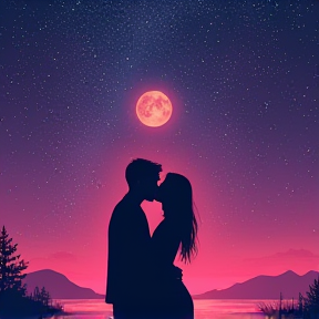 Starlit First Kiss