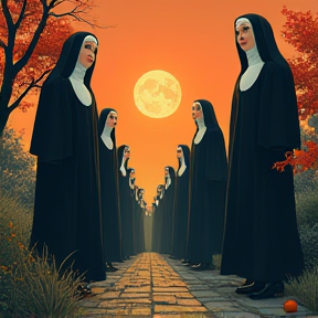 Mushroom nuns