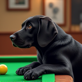 Black Labs and Green Felt