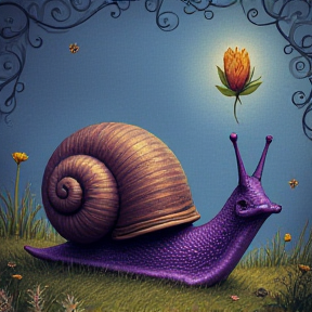 The Gallant Purple Snail