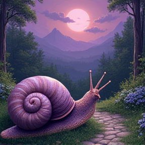 The Gallant Purple Snail